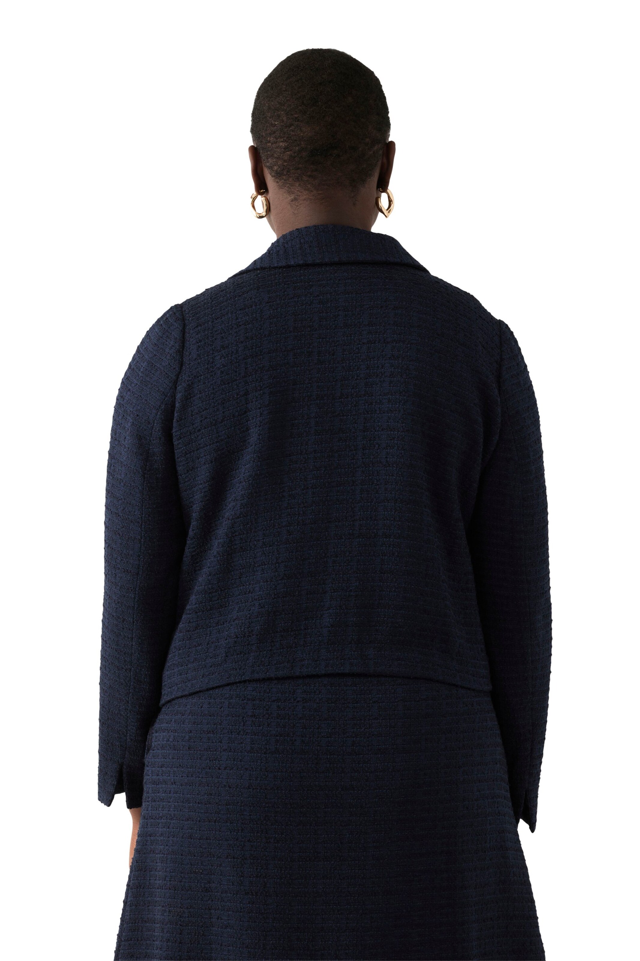 Ulla Popken Tussenjas in Blauw