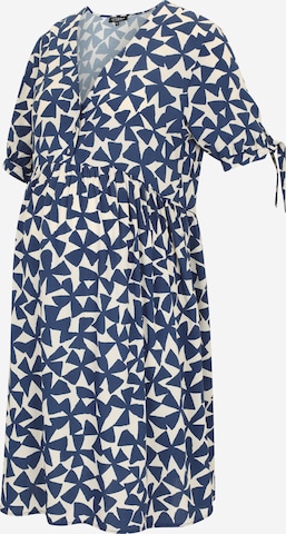 Attesa - Vestido de verano en azul: frente