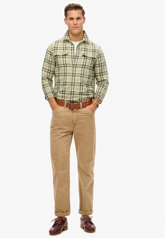 Coupe regular Chemise 'The Merchant Store' Superdry en vert