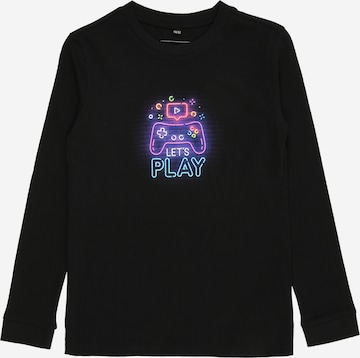 Mister Tee Shirt 'Lets Play' in Black: front