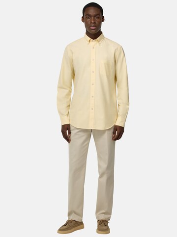 Regular fit Camicia di Boggi Milano in giallo