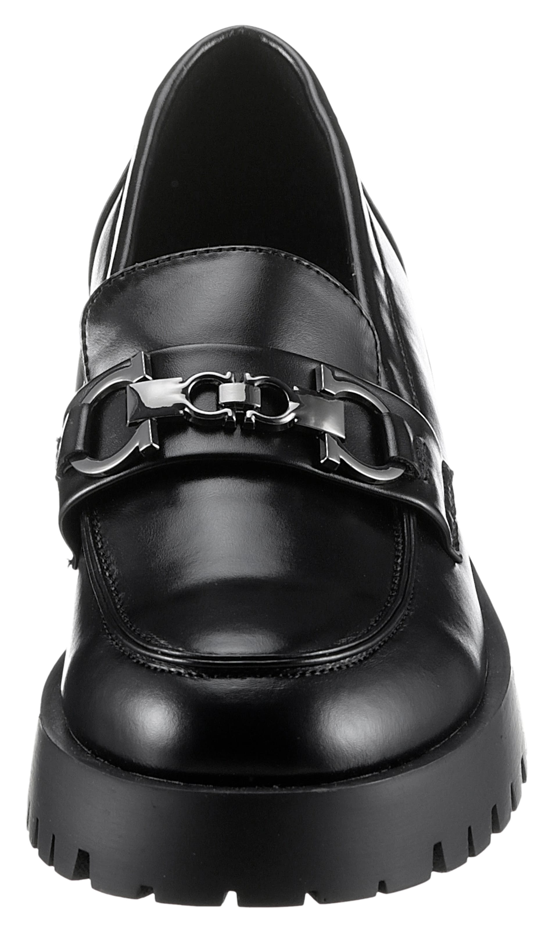 Aniston Slipper in Schwarz