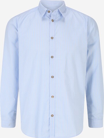 STOCKERPOINT Regular fit Button Up Shirt 'Ralf' in Blue: front