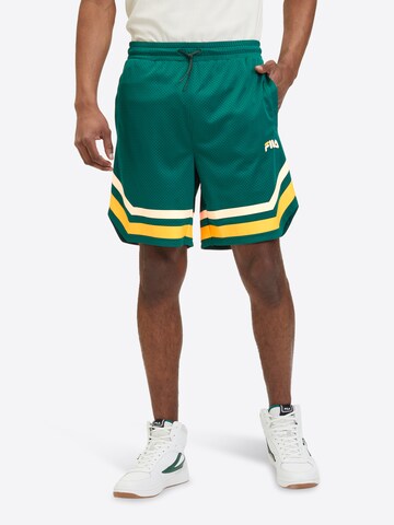 FILA Loose fit Pants 'LASHIO' in Green: front