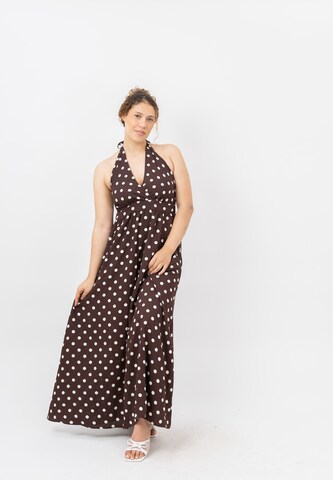 Robe d’été Elara en marron