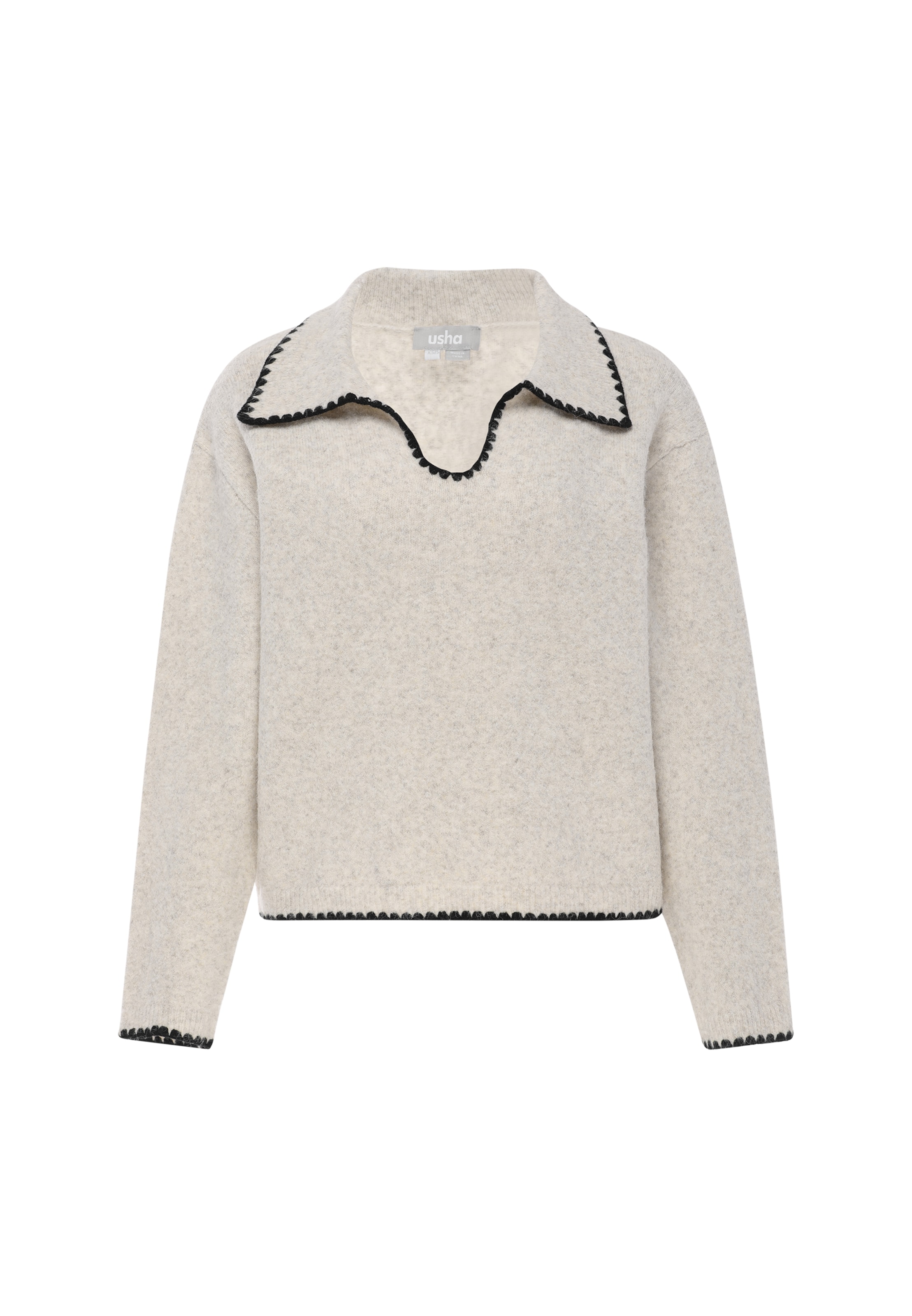 Usha Pullover in Beige: Vorderseite