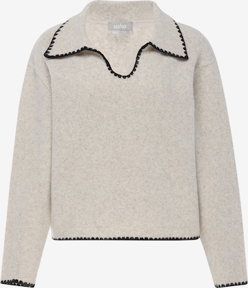 Usha Pullover in Beige: Vorderseite