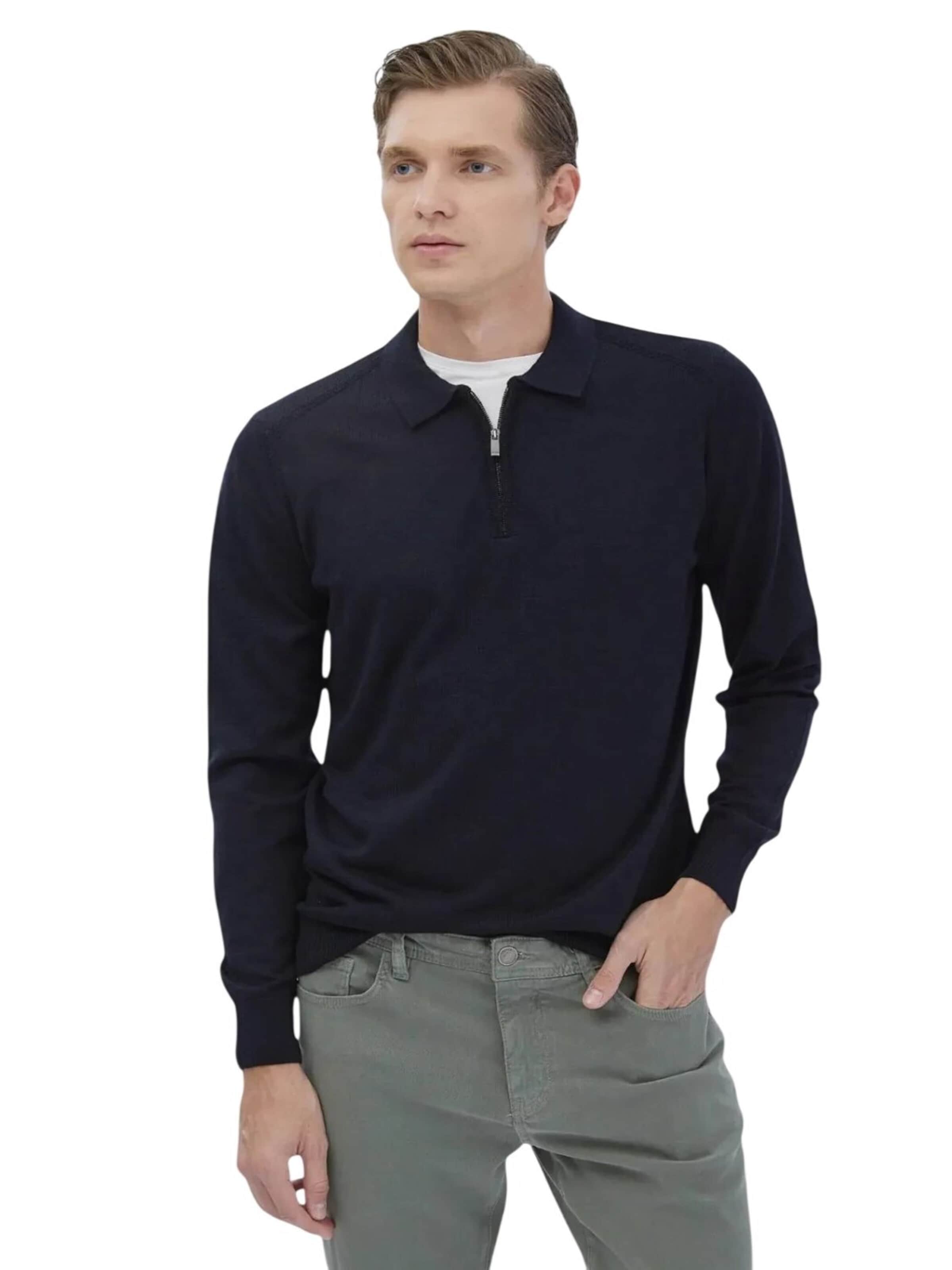 Ramsey Knit cardigan in Blue