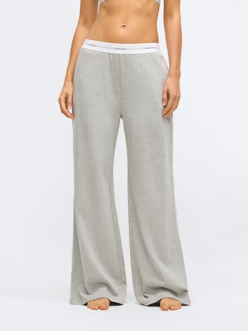 Calvin Klein Regular Pajama pants in Grey: front