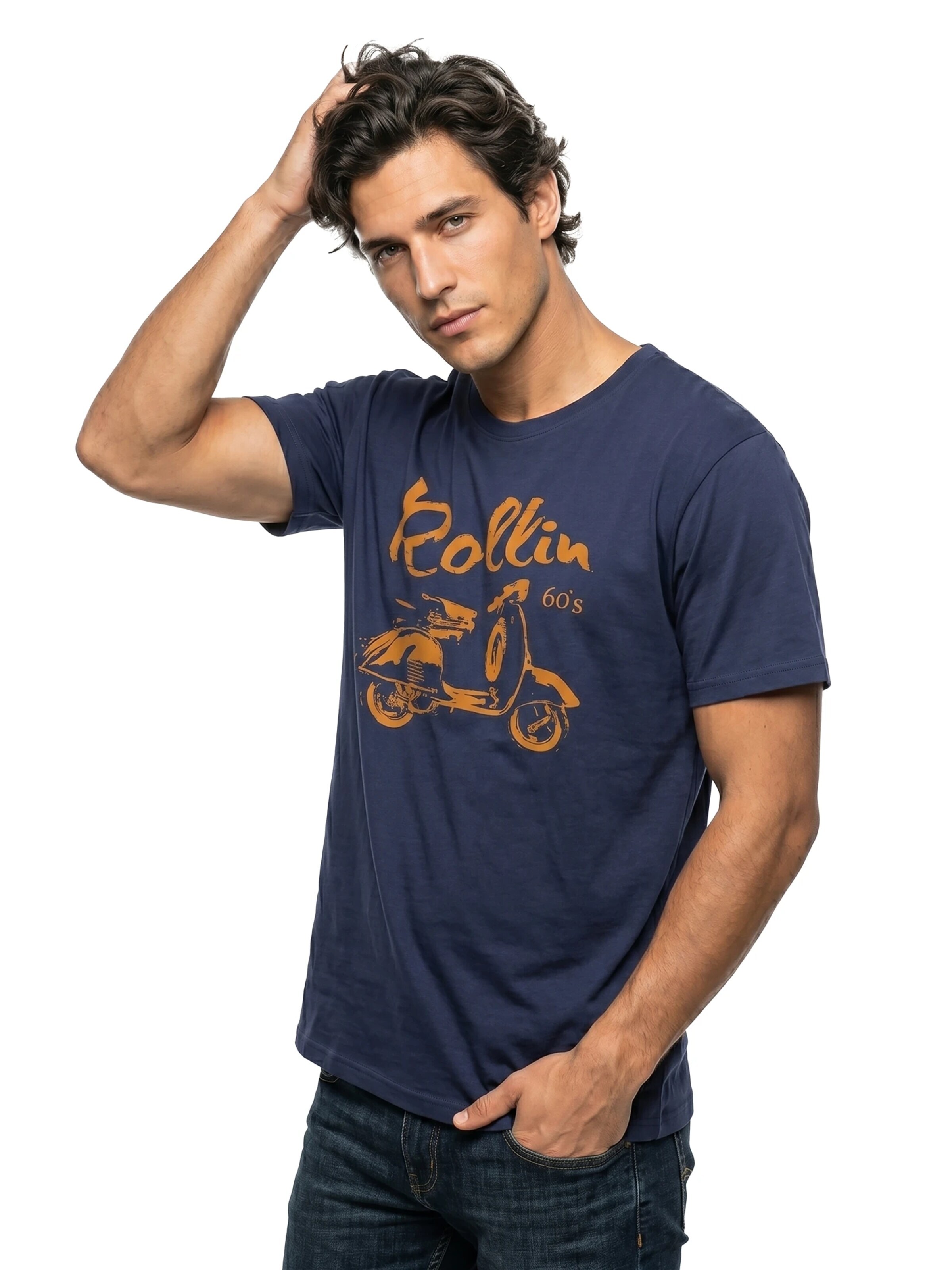 MAKAYA Shirt 'Roller' in Blue