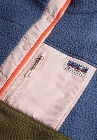 Veste en polaire Superdry en bleu