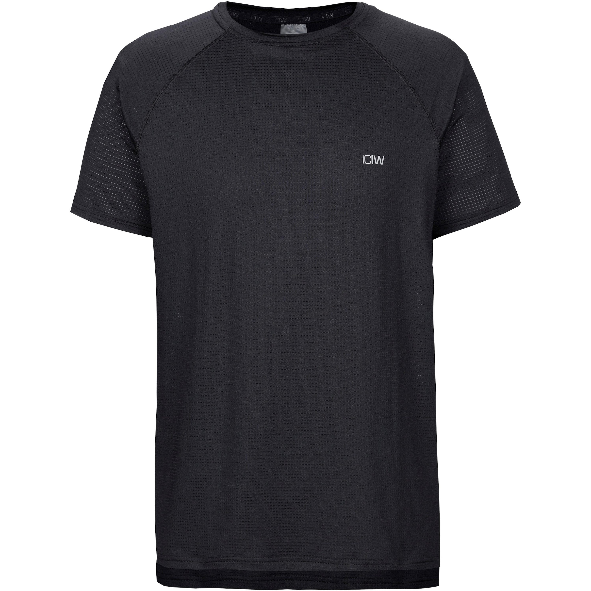 ICANIWILL Performance Shirt in Black: front