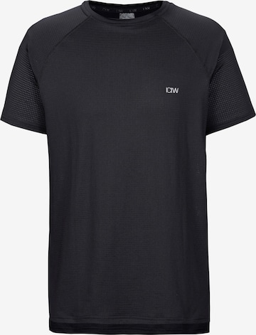 ICANIWILL Funktionsshirt in Schwarz: Vorderseite
