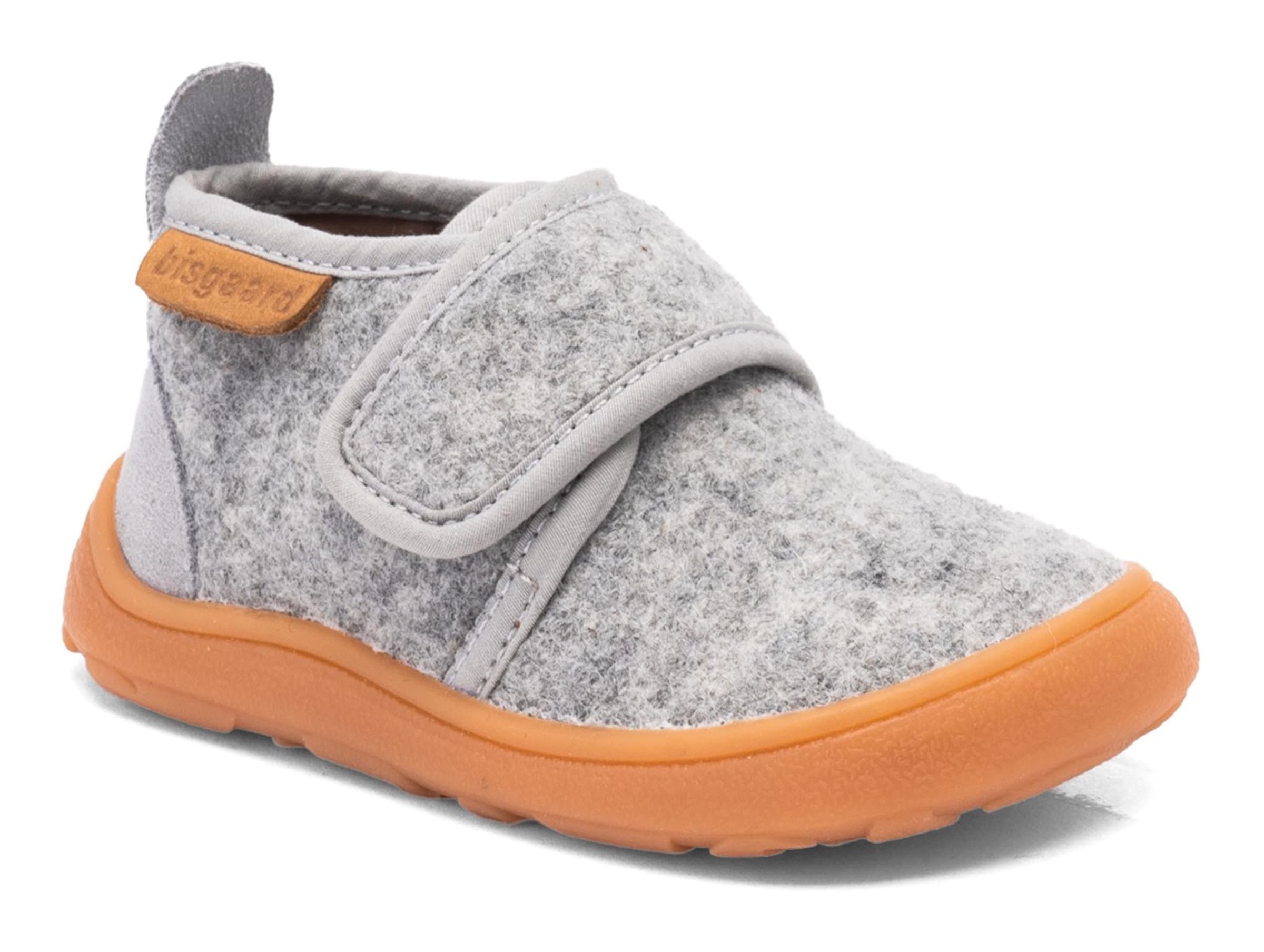BISGAARD Hausschuh in Grau: Vorderseite