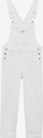 Pull&Bear Regular Dungaree jeans in Grey: front