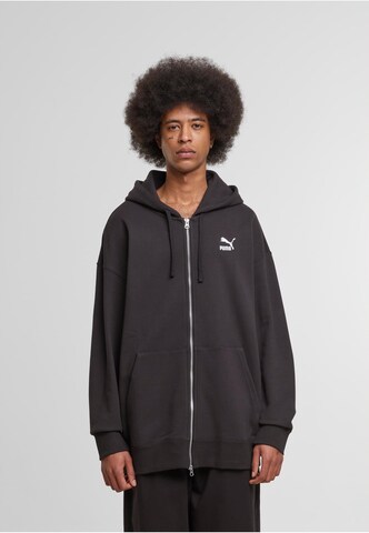 PUMA Sports sweat jacket 'Better Classics' in Black: front