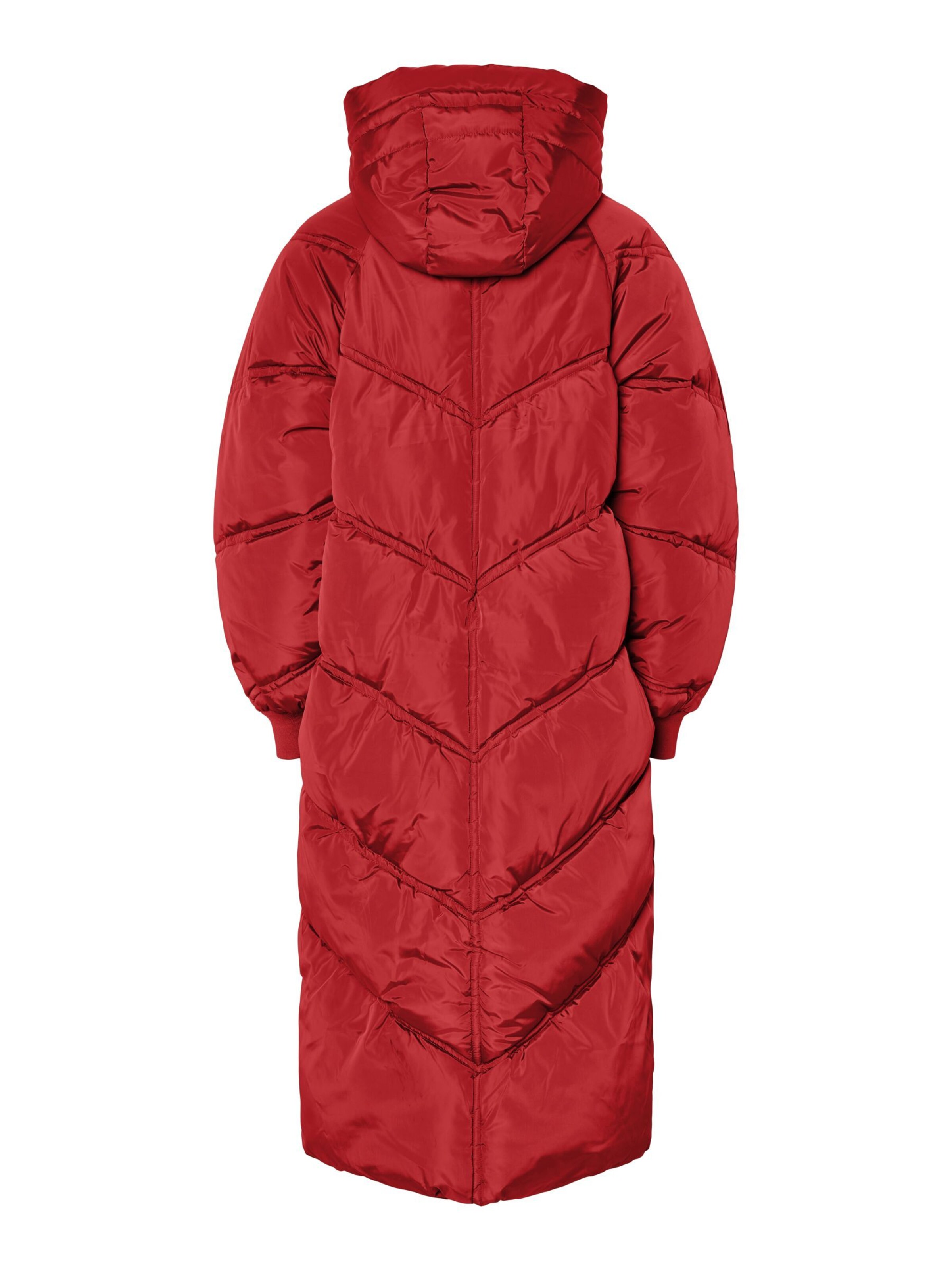 PIECES Winter jacket 'PCJOLIE' in Red