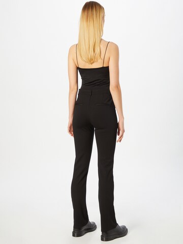 ABOUT YOU Slimfit Broek 'Angelina' in Zwart