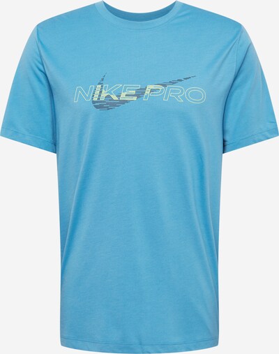 NIKE Sportshirt in hellblau / dunkelblau / weiß, Produktansicht