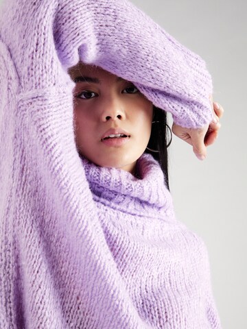 ZABAIONE Oversized sweater 'Be44nja' in Purple