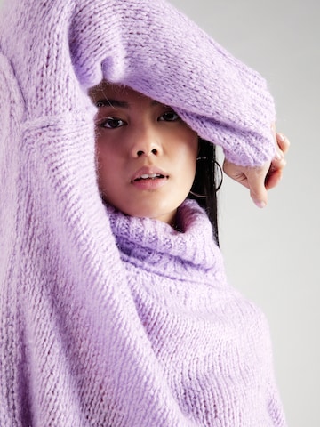 ZABAIONE Oversized Sweater 'Be44nja' in Purple