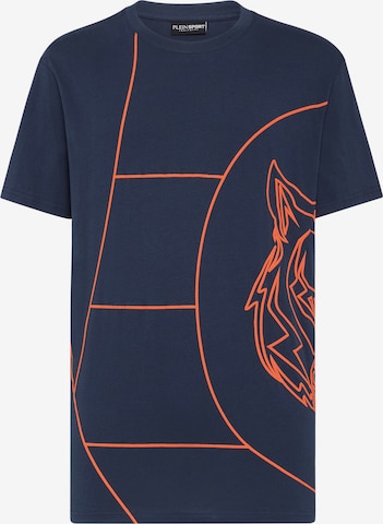 Plein Sport - Camiseta 'Tiger' en azul: frente