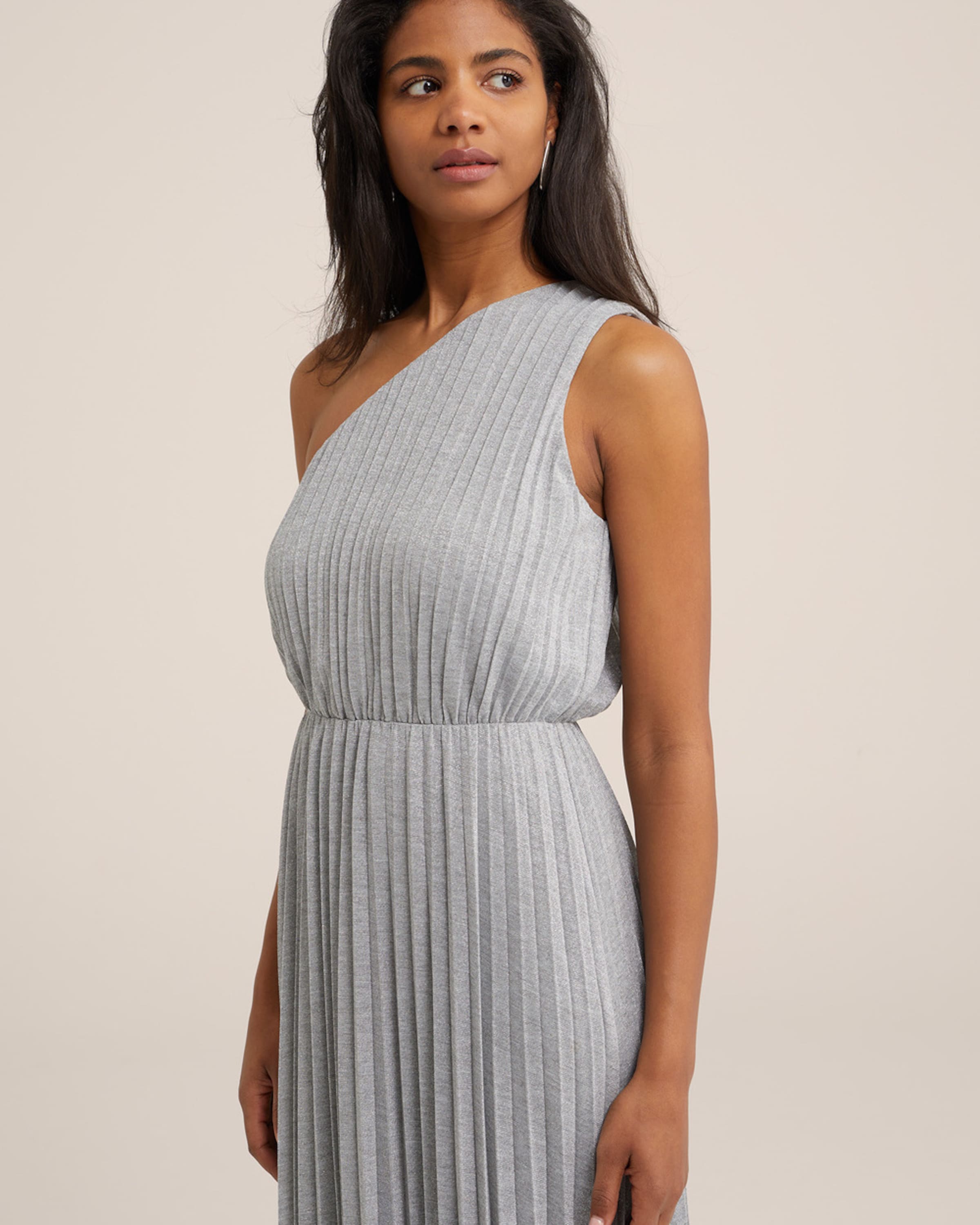 WE Fashion Dress in Grey ABOUT YOU