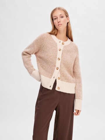 SELECTED FEMME Strickjacke in Beige