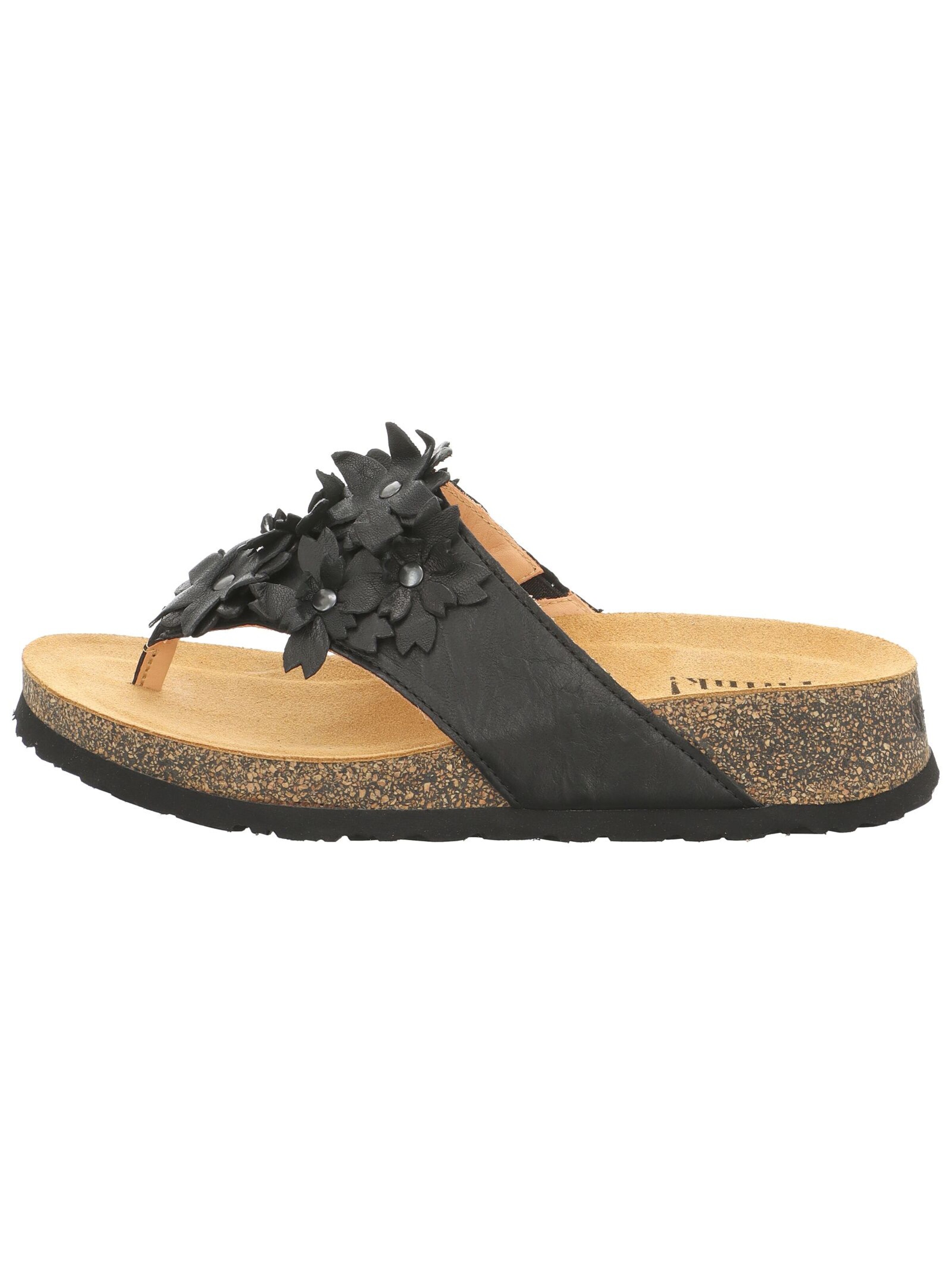 THINK! T-Bar Sandals 'Koak' in Black