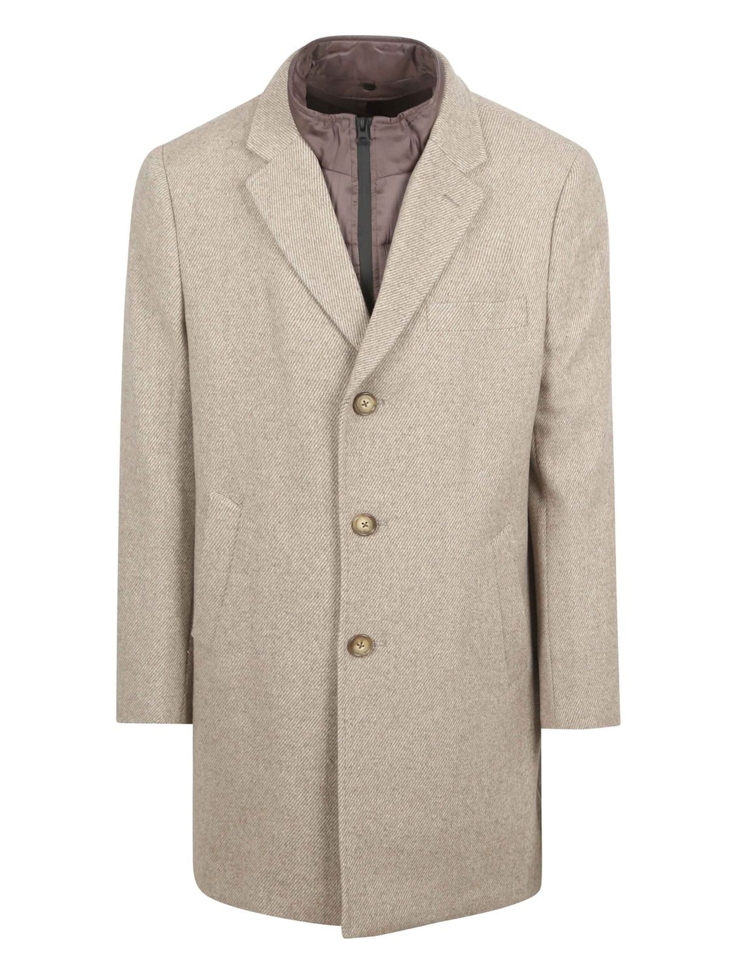 Suitable Winter coat in White: front