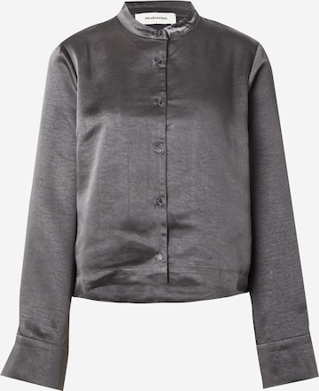 modström Blouse 'Hudson' in Grey: front