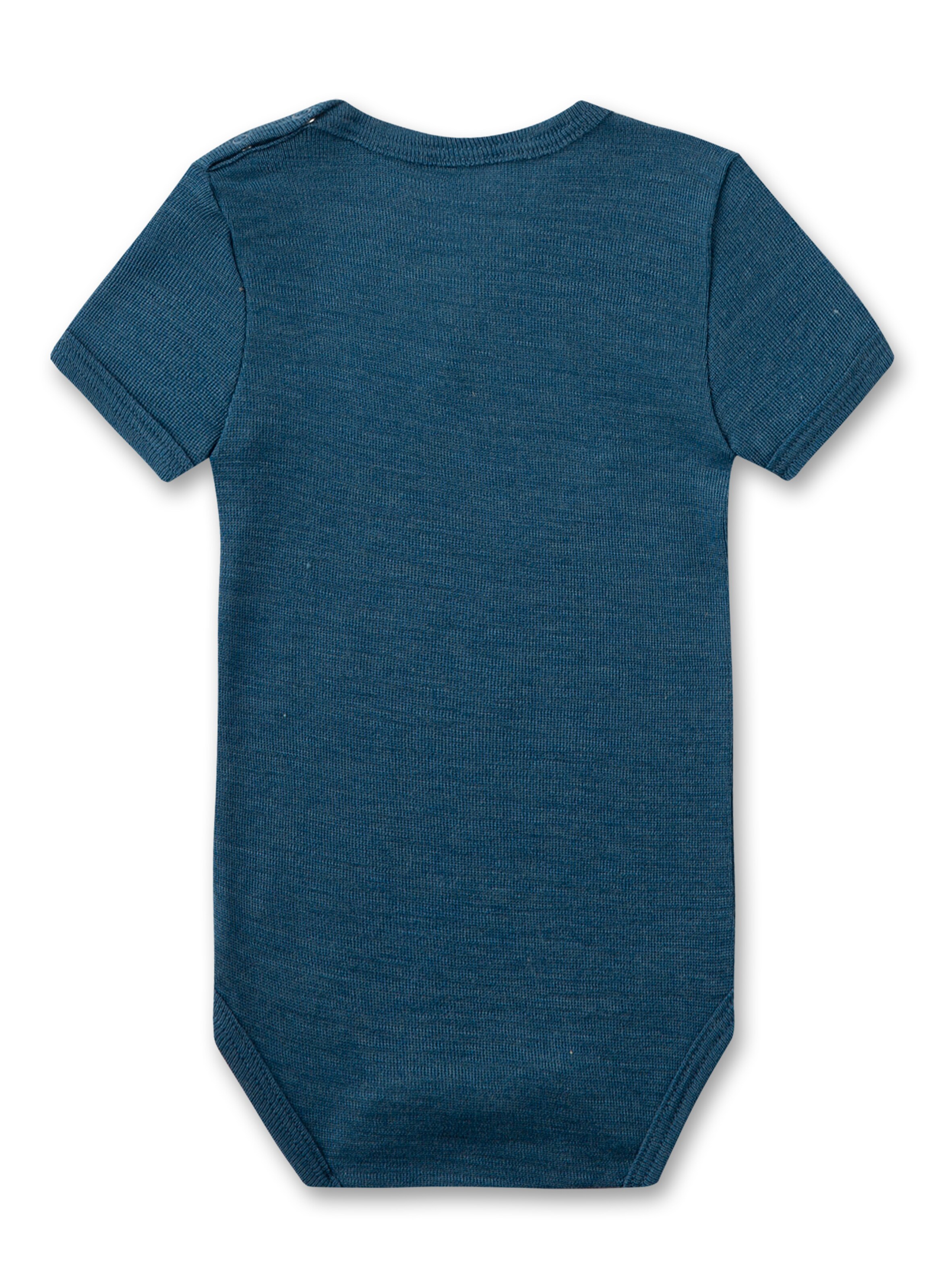 Tutina / body per bambino di Sanetta in blu