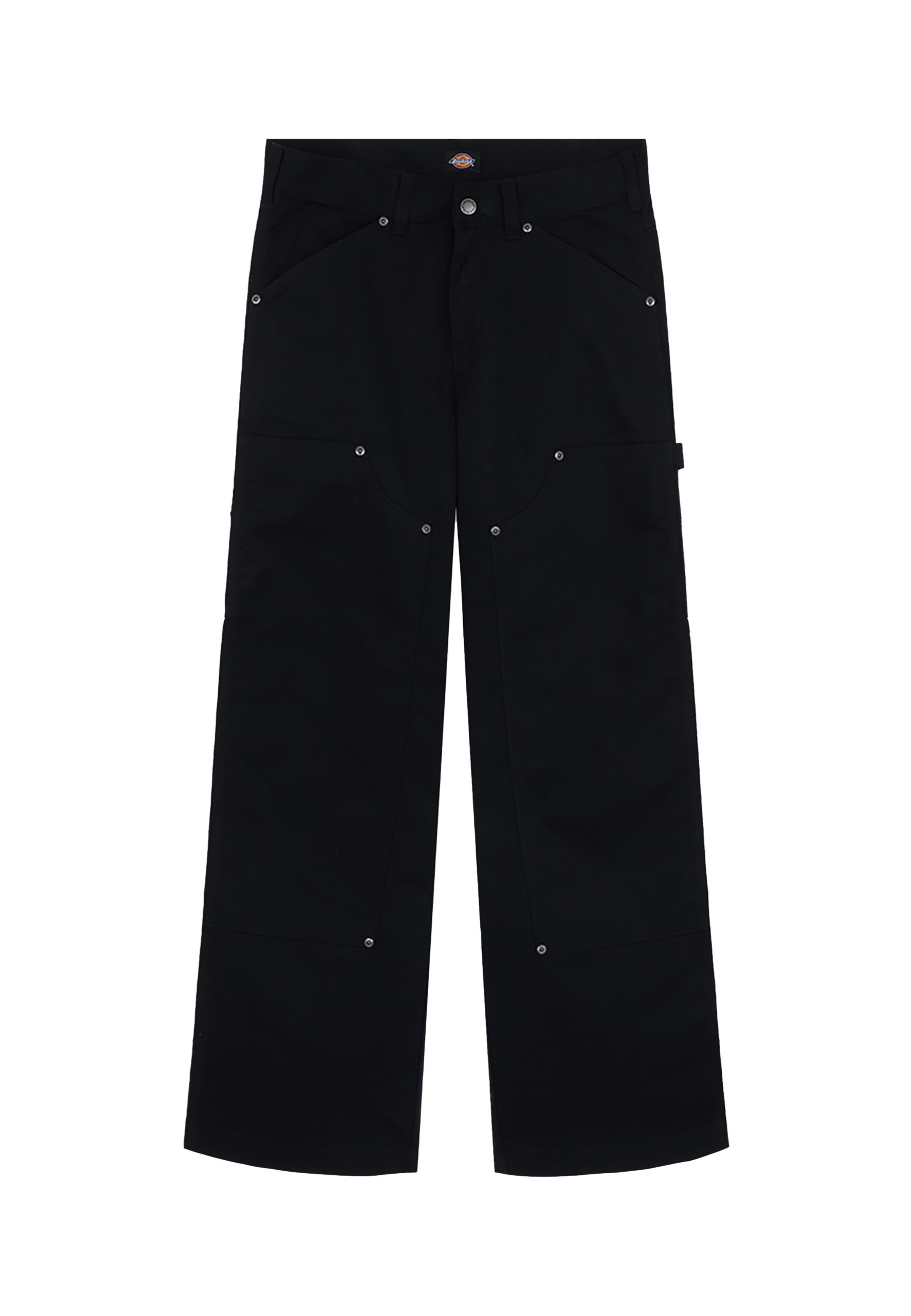 DICKIES Loose fit Chino trousers in Black: front