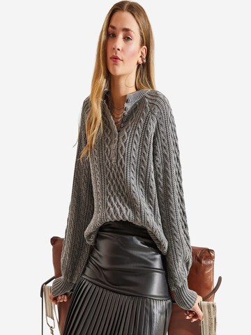 Bianco Lucci Pulover 'Pullover' | siva barva