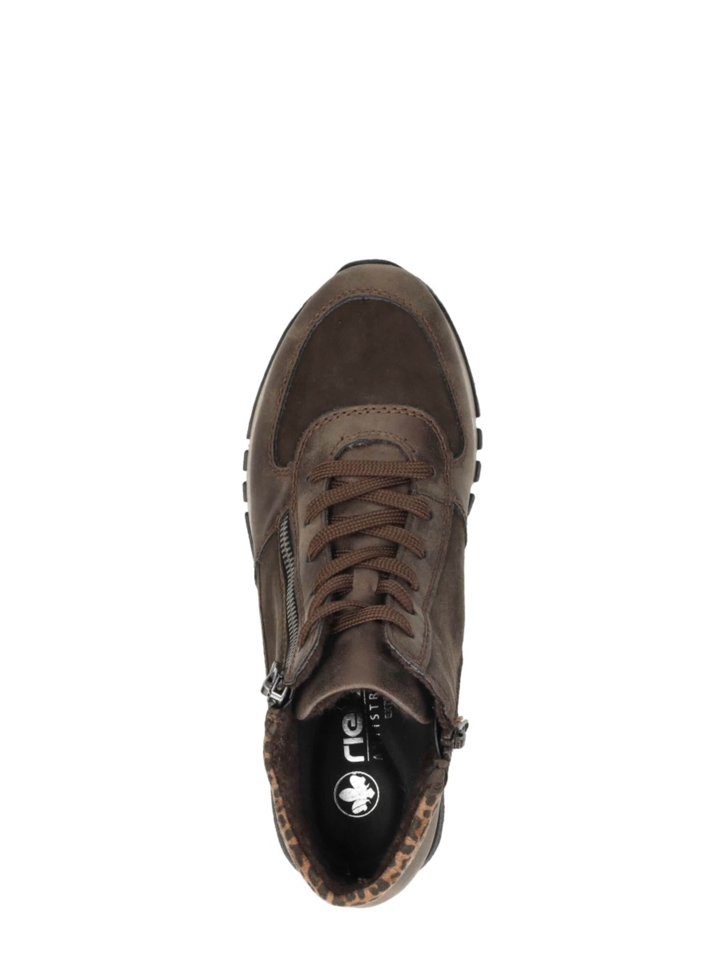 Chaussure à lacets 'Veterschoenen Hoog' Rieker en marron