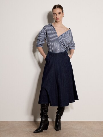 Apricot Rok ' ' in Blauw: voorkant