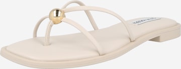 Séparateur d'orteils 'Bermuda' STEVE MADDEN en beige : devant
