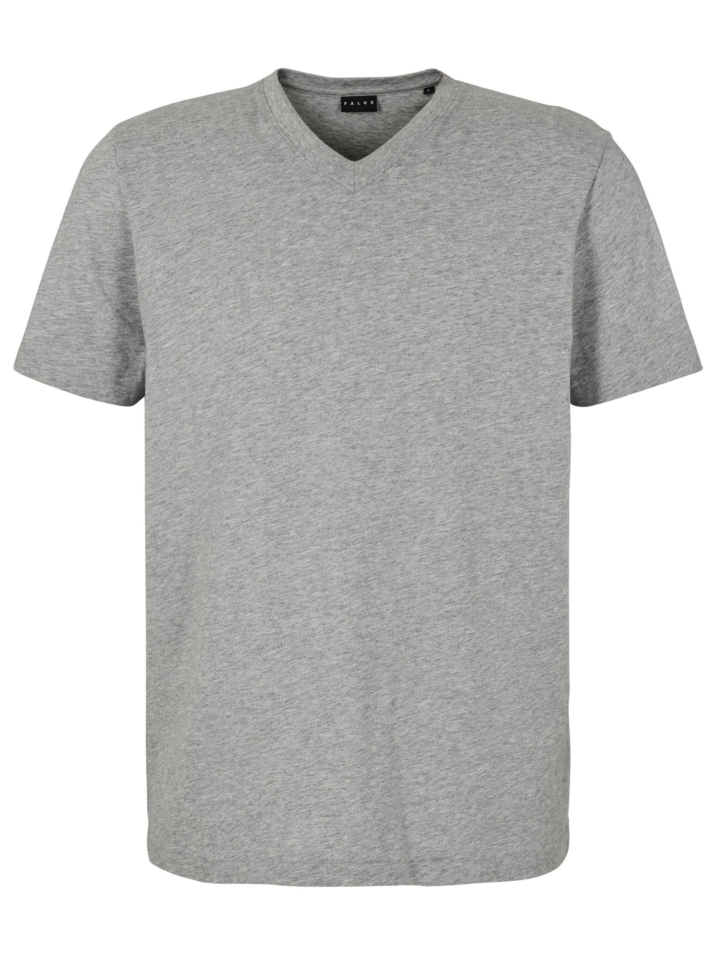 FALKE Shirt 'Essential Cotton' in Grey