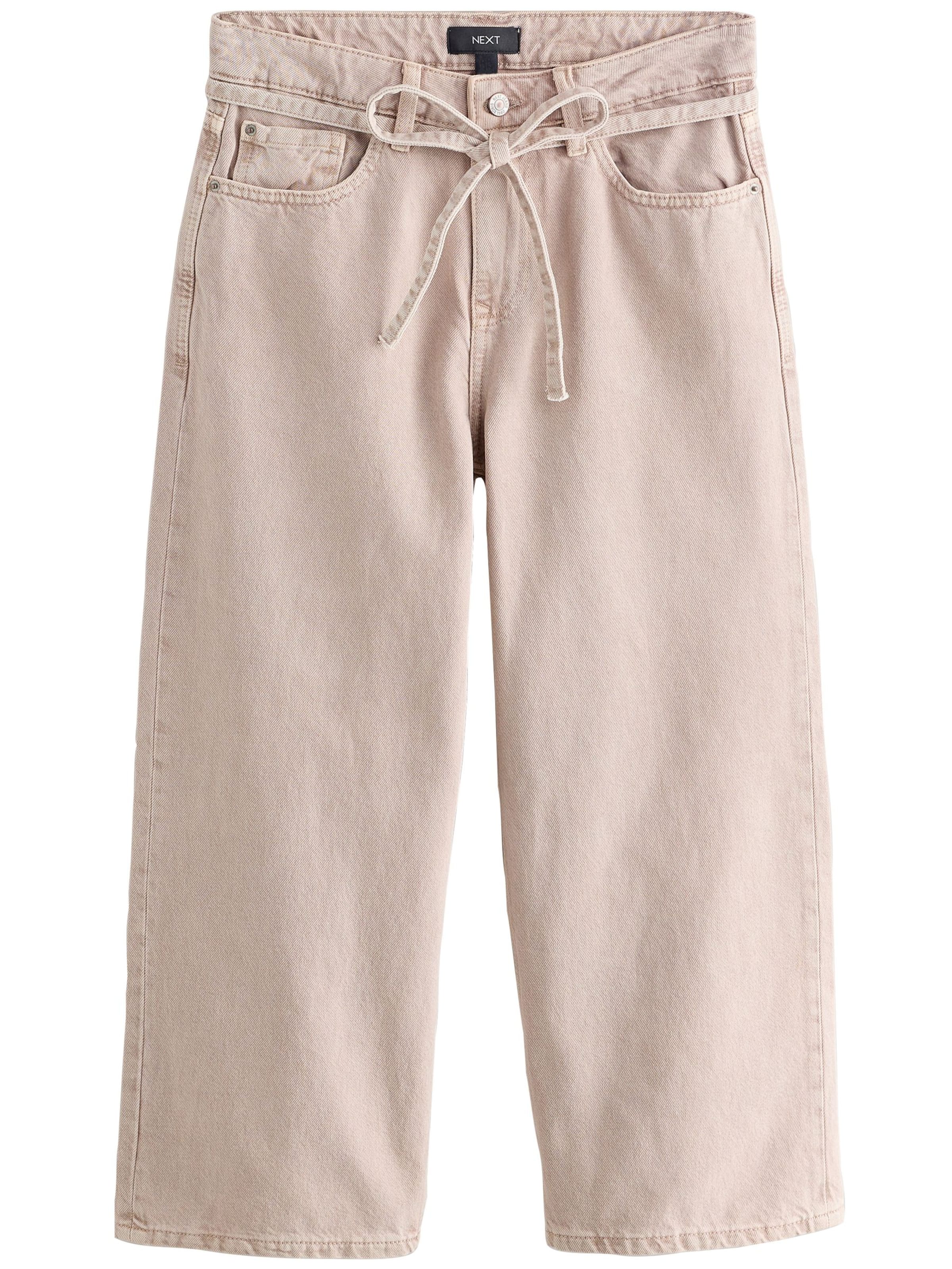 Next - Pierna ancha Vaquero en rosa: frente