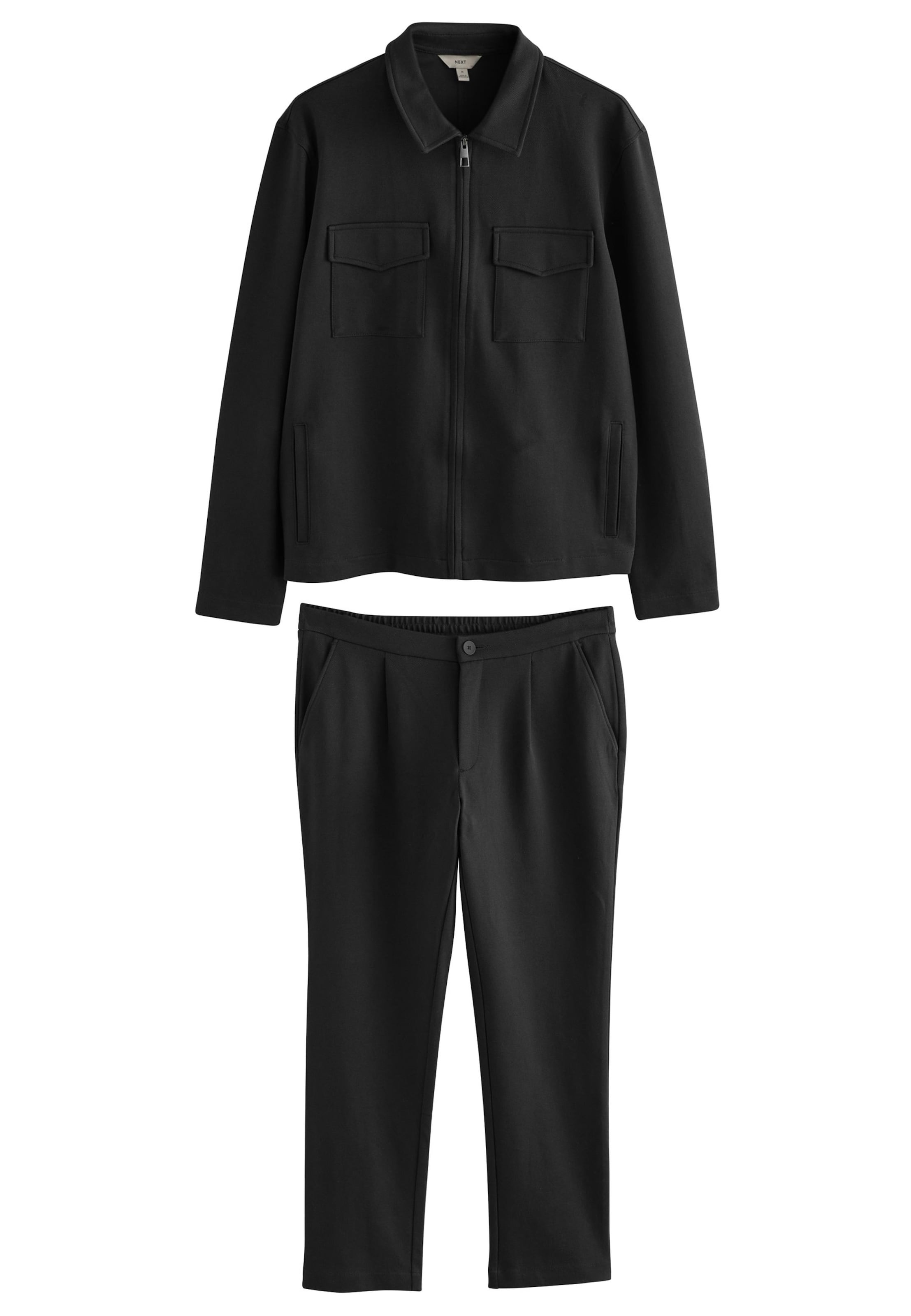 Next Обычный Домашний костюм в Черный: спереди