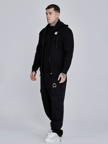 Veste de survêtement SikSilk en noir