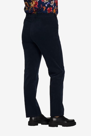 Ulla Popken Regular Pants 'Mony' in Blue