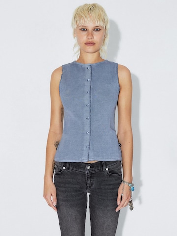 Dr. Denim Bodywarmer 'Lilja' in Blauw