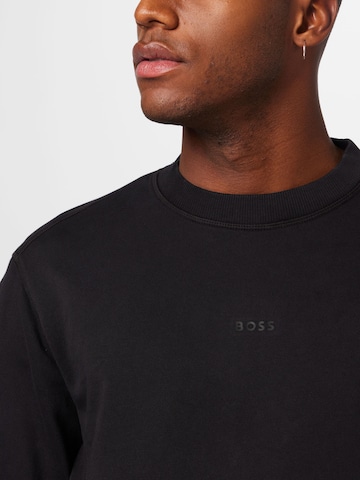 Sweat-shirt 'Wefade' BOSS Orange en noir