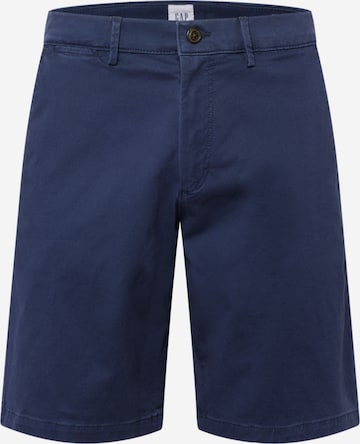 GAP Regular Панталон Chino в синьо: отпред