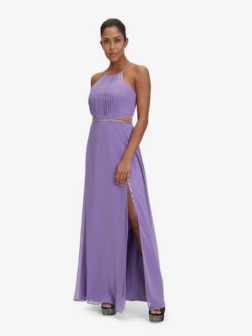 Robe de soirée Vera Mont en violet : devant