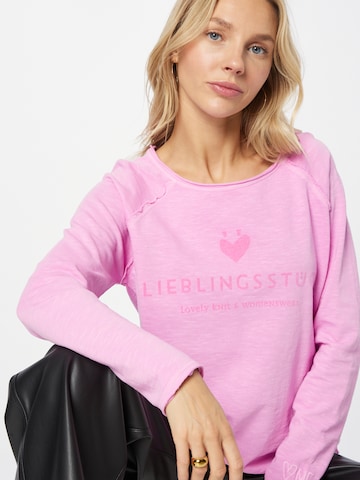 LIEBLINGSSTÜCK Sweatshirt 'Cathrina' in Pink