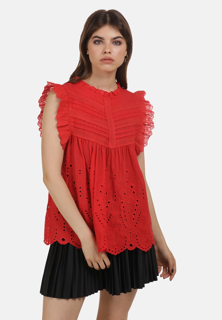 Tops myMo ROCKS Blouse tops Red