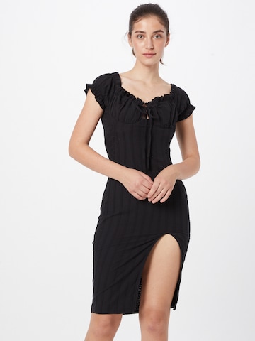 Love Triangle Dress in Black: front