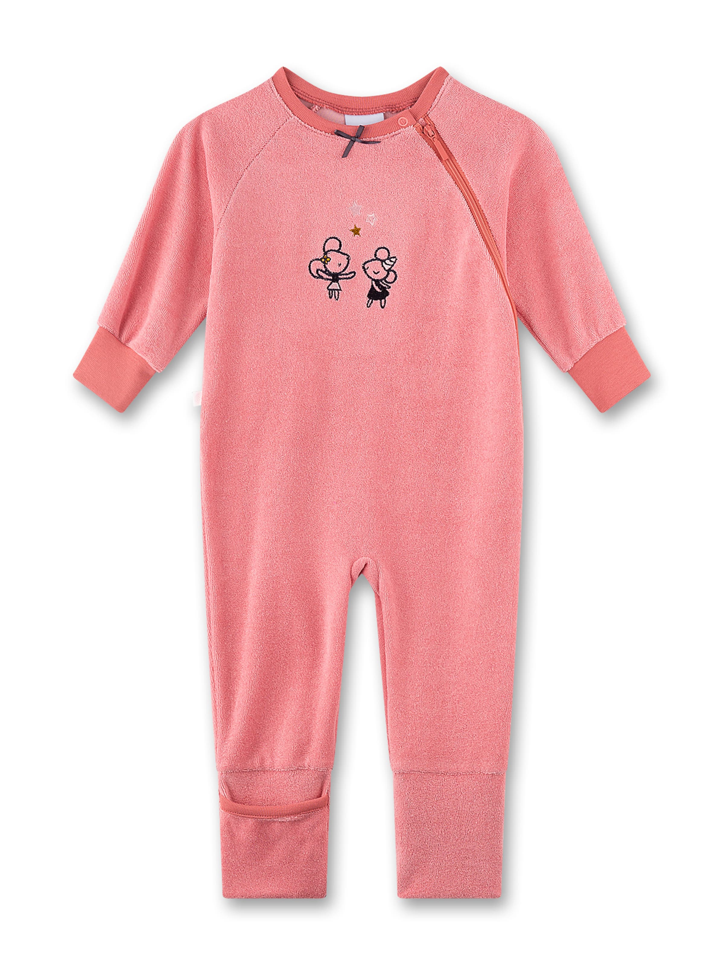 Sanetta Strampler in Pink: Vorderseite